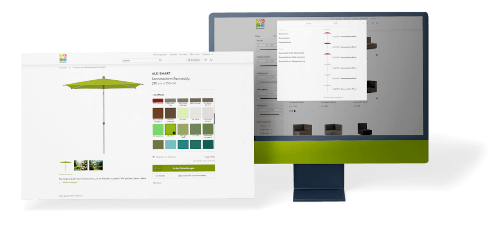 Digital Commerce Plattform für Hunn Gartenmöbel AG
